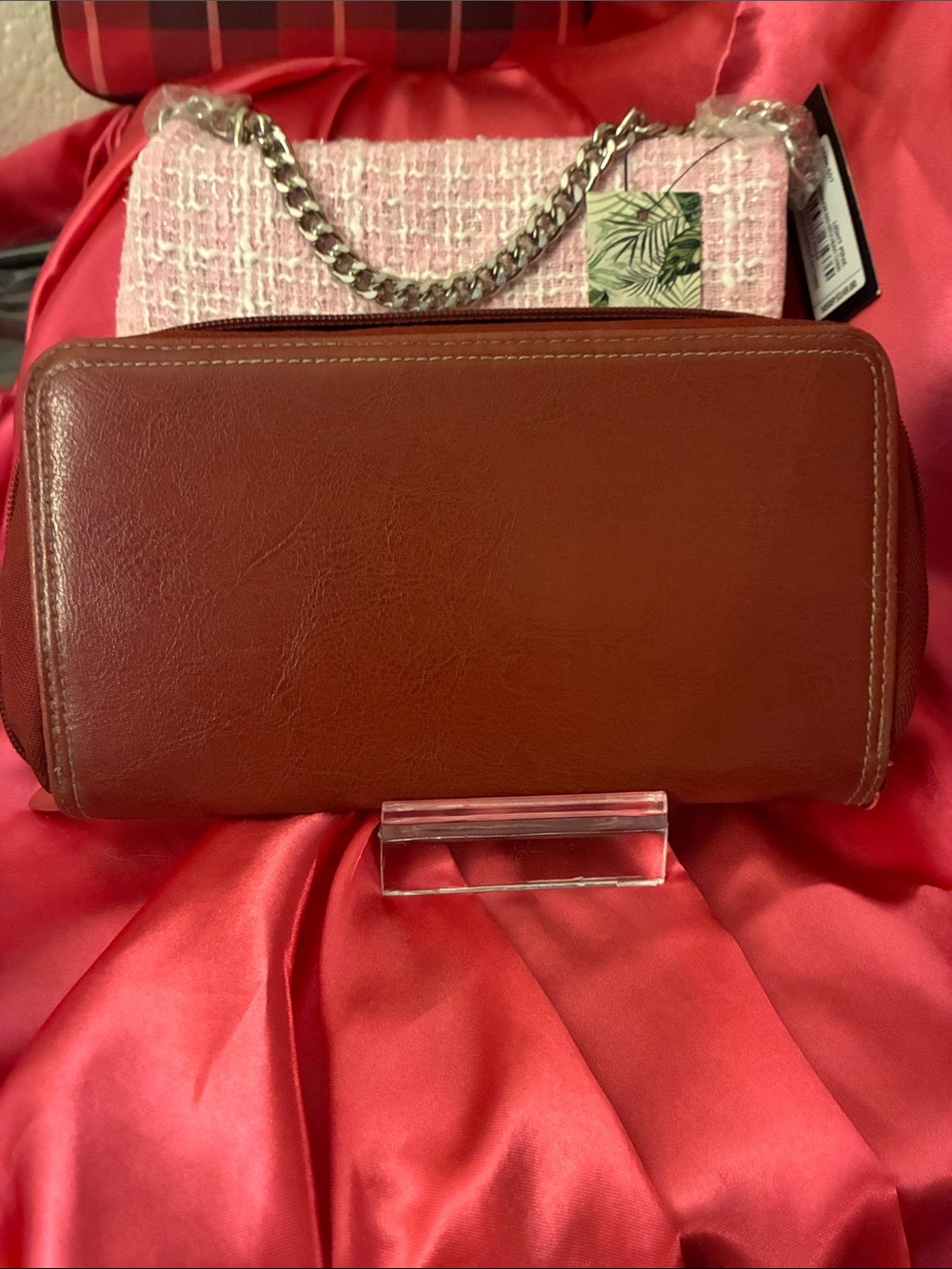Buxton Brown Leather Zip Wallet- Vintage possibly 70’s or 80’s - Picture 7 of 7